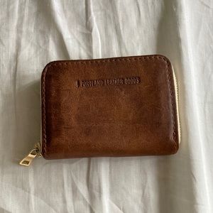 Portland Leather Small Zip Wallet